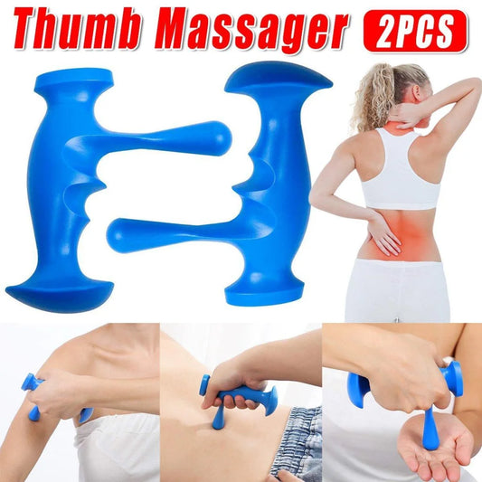 2PCS Acupoint Thumb Massager Trigger Point Muscle Pressing