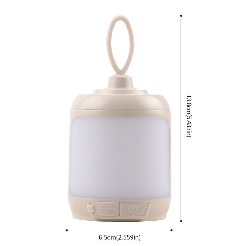 2PCS Compact Outdoor Camping Light with 4 Modes & Type-C