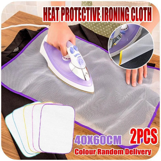 2PCS Heat Protective Ironing Cloth Protective Ironing