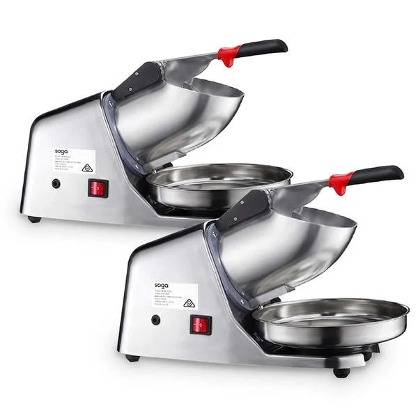 2X 300W Ice Shaver Crusher Snow Cone Smoothie Maker Ice Machine - Premium