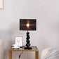 2X 60cm Black Table Lamp with Dark Shade LED Desk Lamp - Premium