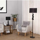 2X 60cm Black Table Lamp with Dark Shade LED Desk Lamp - Premium