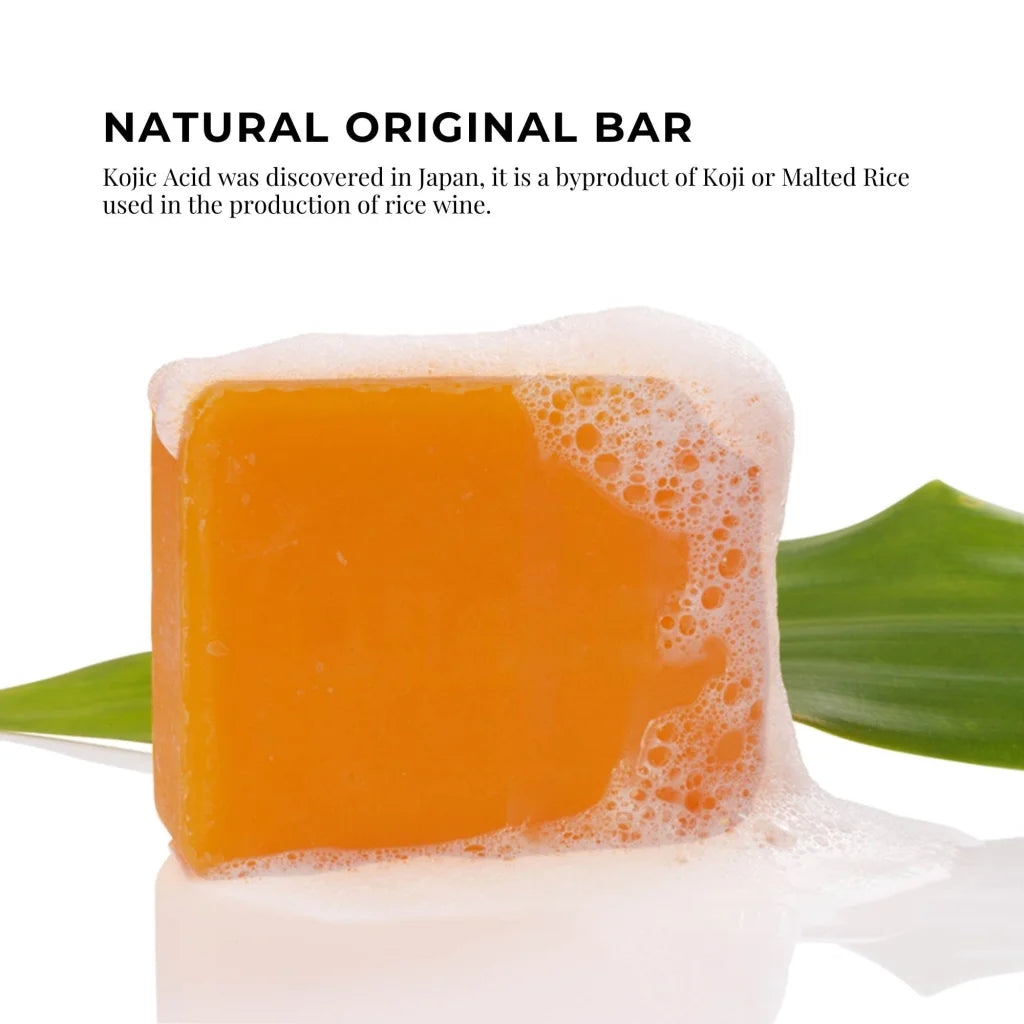 Kojie san soap with front angle shown