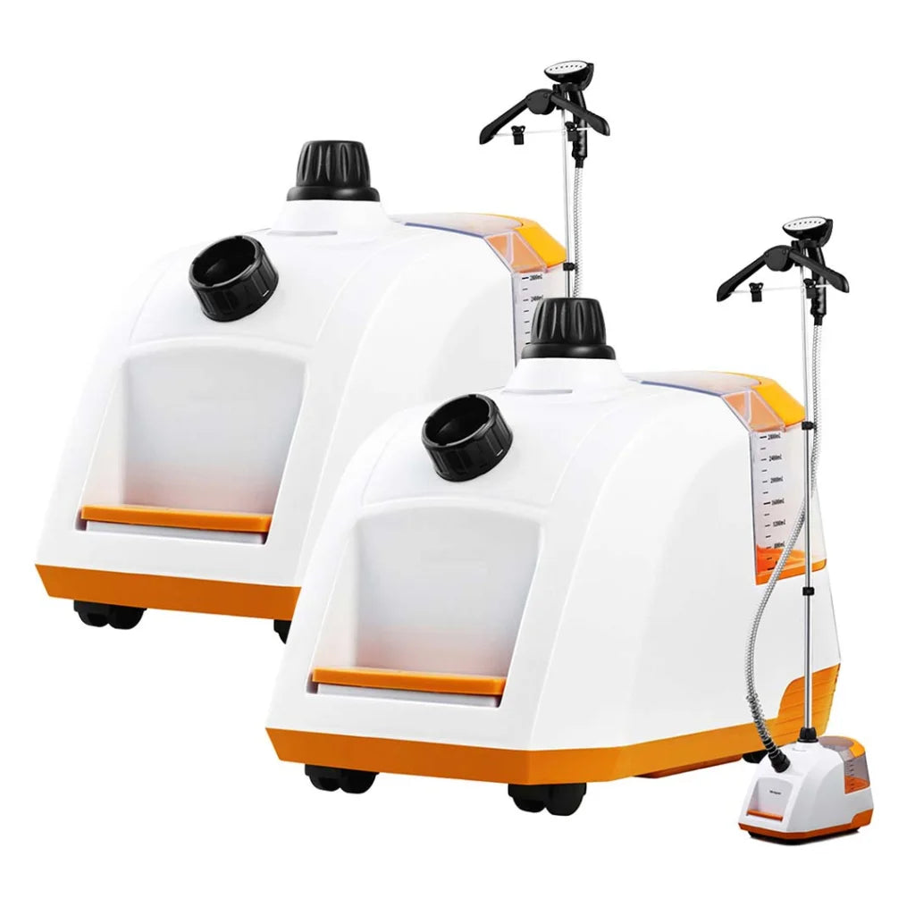 2X 80min Garment Steamer Portable Cleaner Steam Iron White - Premium