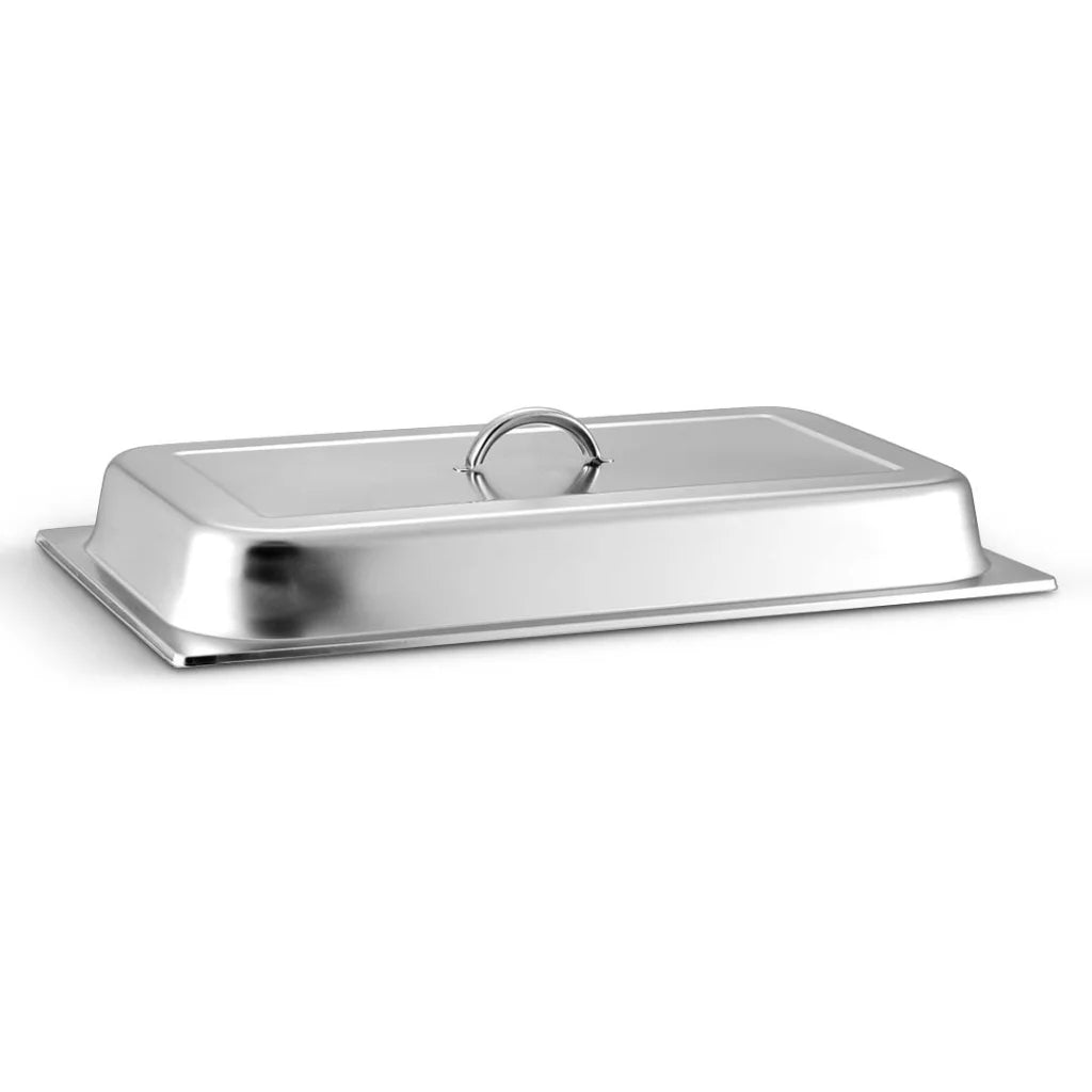 2X 9L Stainless Steel Chafing Food Warmer Catering Dish Full Size - Premium
