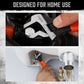 2x Adjustable Wrench Set - 6’’ & 10’’ Wide Jaw Spanner Cr-V