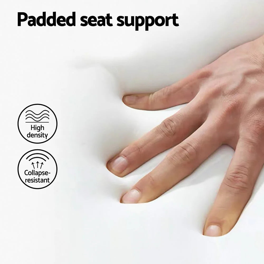 2x Artiss Bar Stools Kitchen Counter Rattan Chairs PU