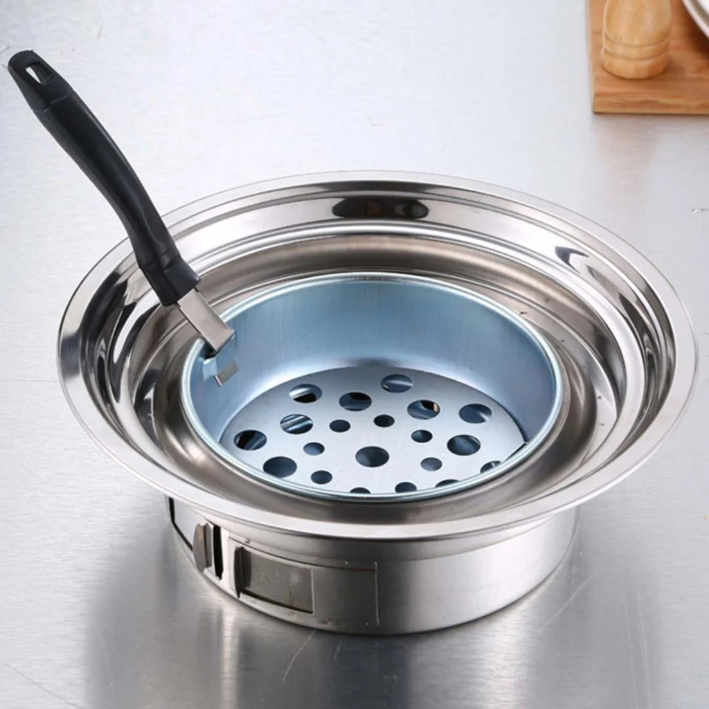 2X BBQ Grill Stainless Steel Portable Smokeless Charcoal Grill Outdoor Camping - Premium