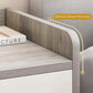 2x Bedside table set with drawers minimalist design white