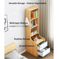 2x Bedside table set with drawers slim tall cabinet