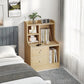 2x bedside table set wooden drawers lockable storage