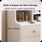 2x bedside table set wooden drawers lockable storage