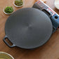 2X Cast Iron Induction Crepes Pan Baking Cookie Pancake Pizza Bakeware - Premium