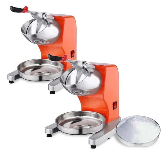 2X Commercial Ice Shaver Crusher Slicer Machine Smoothie Maker - Premium