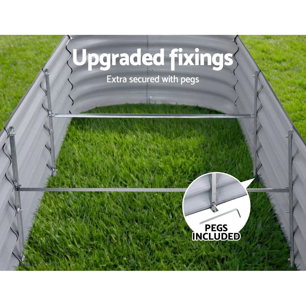 Green fingers raised bed with clean finish and fitted components