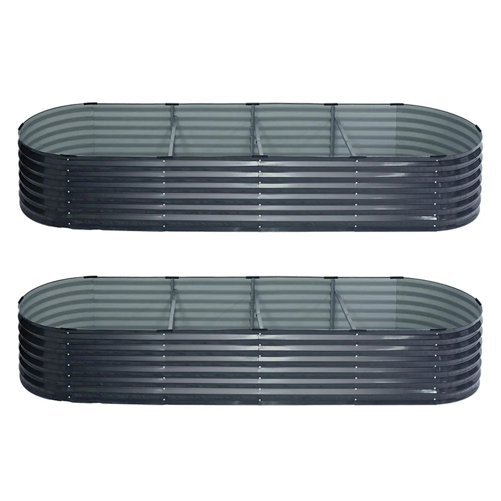 Fingers raised bed with material finish and practical fittings