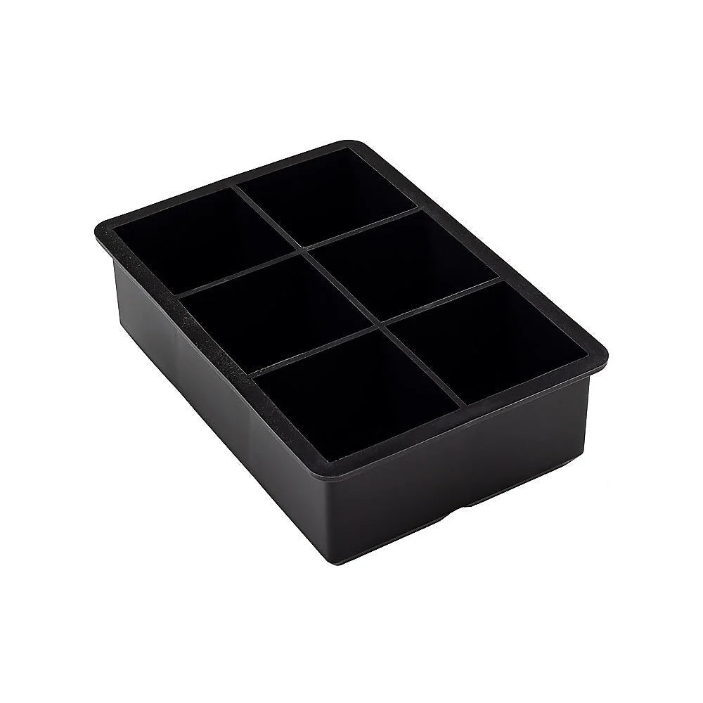 2x Ice Cube Tray Ball Mould Cube Silicone For Whisky