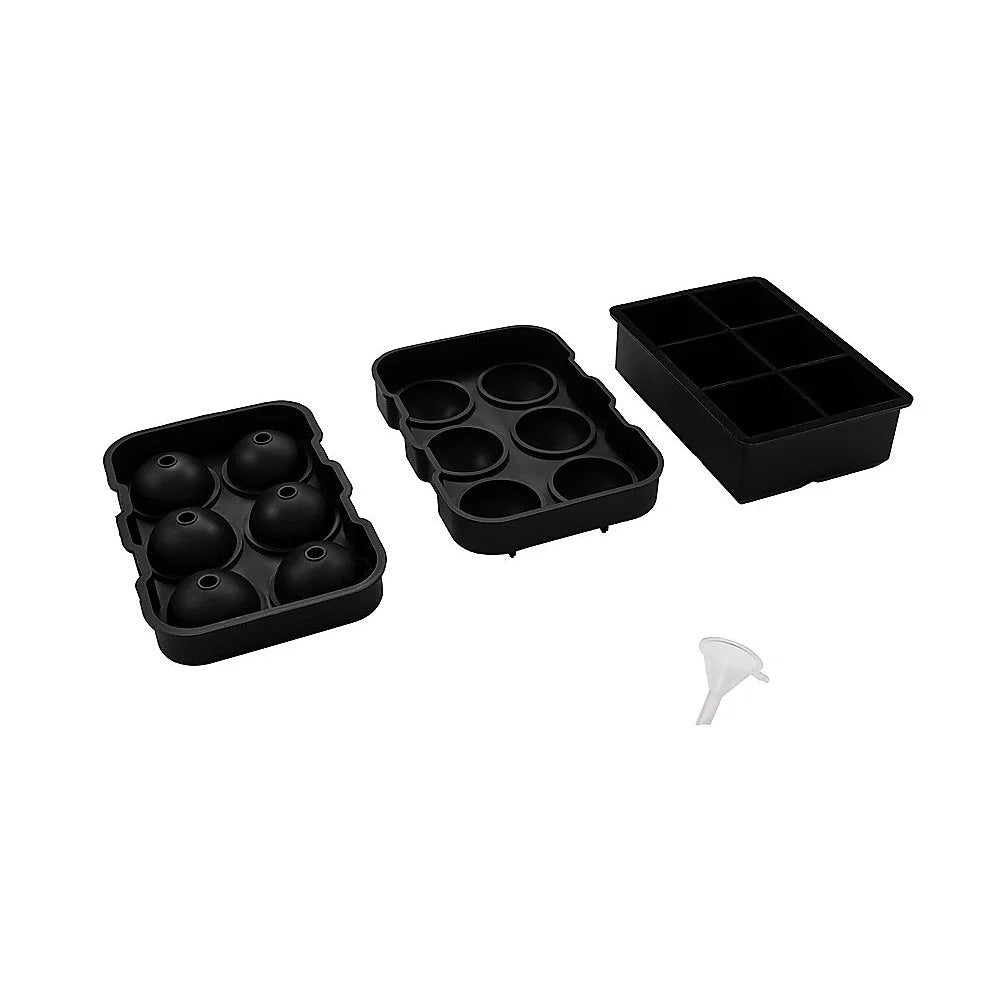 Set Of Two Ice Cube Tray Ball Mould