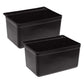 2X Small Food Trolley Utility Cart Waste Storage Bin - Premium