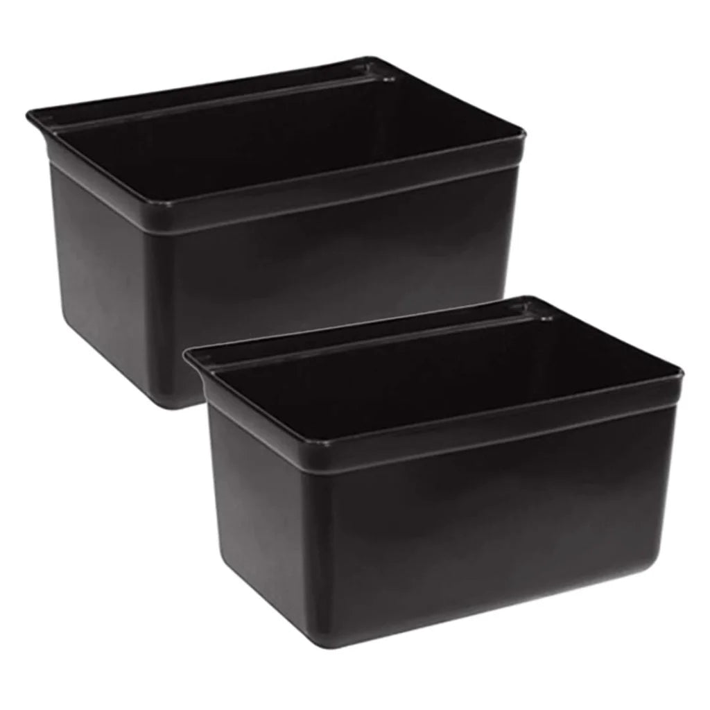 2X Small Food Trolley Utility Cart Waste Storage Bin - Premium