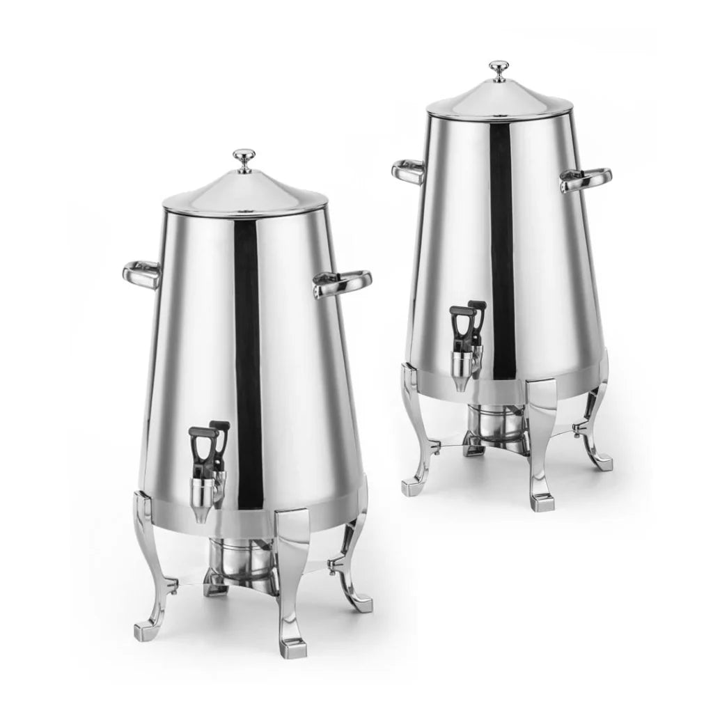 2X Stainless Steel 13L Juicer Water Milk Coffee Pump Beverage Drinking Utensils - Premium