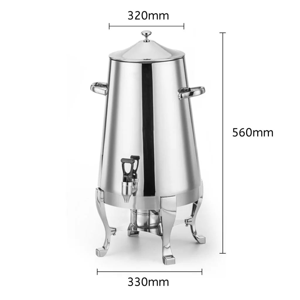 2X Stainless Steel 13L Juicer Water Milk Coffee Pump Beverage Drinking Utensils - Premium