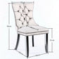 2x Velvet Dining Chairs- Green - Furniture > Dining >
