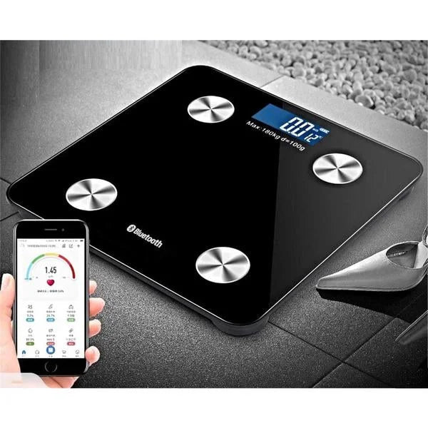 2X Wireless Bluetooth Digital Body Fat Scale Bathroom Health Analyzer Weight Pink - Premium