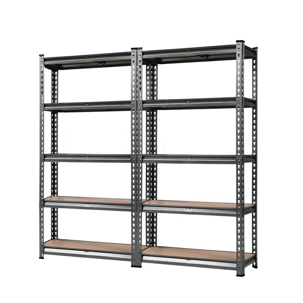2x1.5M Garage Shelving Warehouse Rack Storage Racking Steel