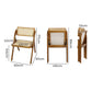 Levede 6X Foldable Rattan Dining Chairs
