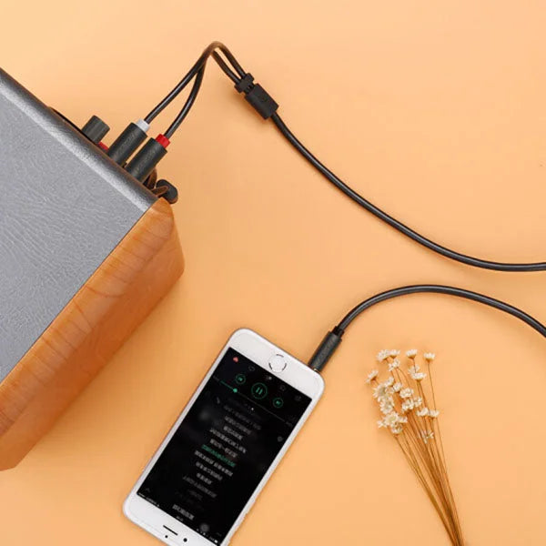 3.5mm Male to 2RCA Male Cable 5M (10513)