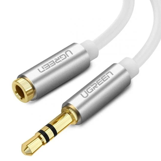 3.5mm Male to Female Extension Cable 5M - White - 10778