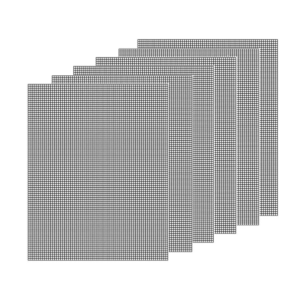 3/6/10PCS Non-Stick BBQ Grill Mat Mesh Liner Cooking