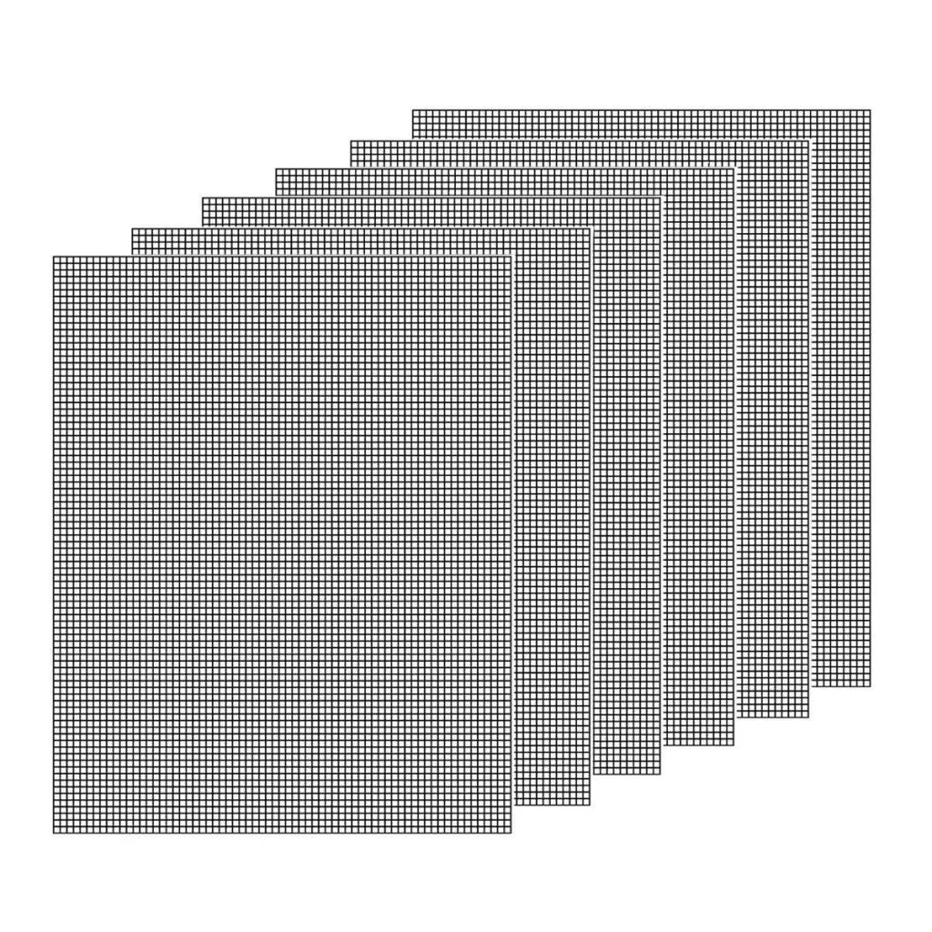 3/6/10PCS Non-Stick BBQ Grill Mat Mesh Liner Cooking