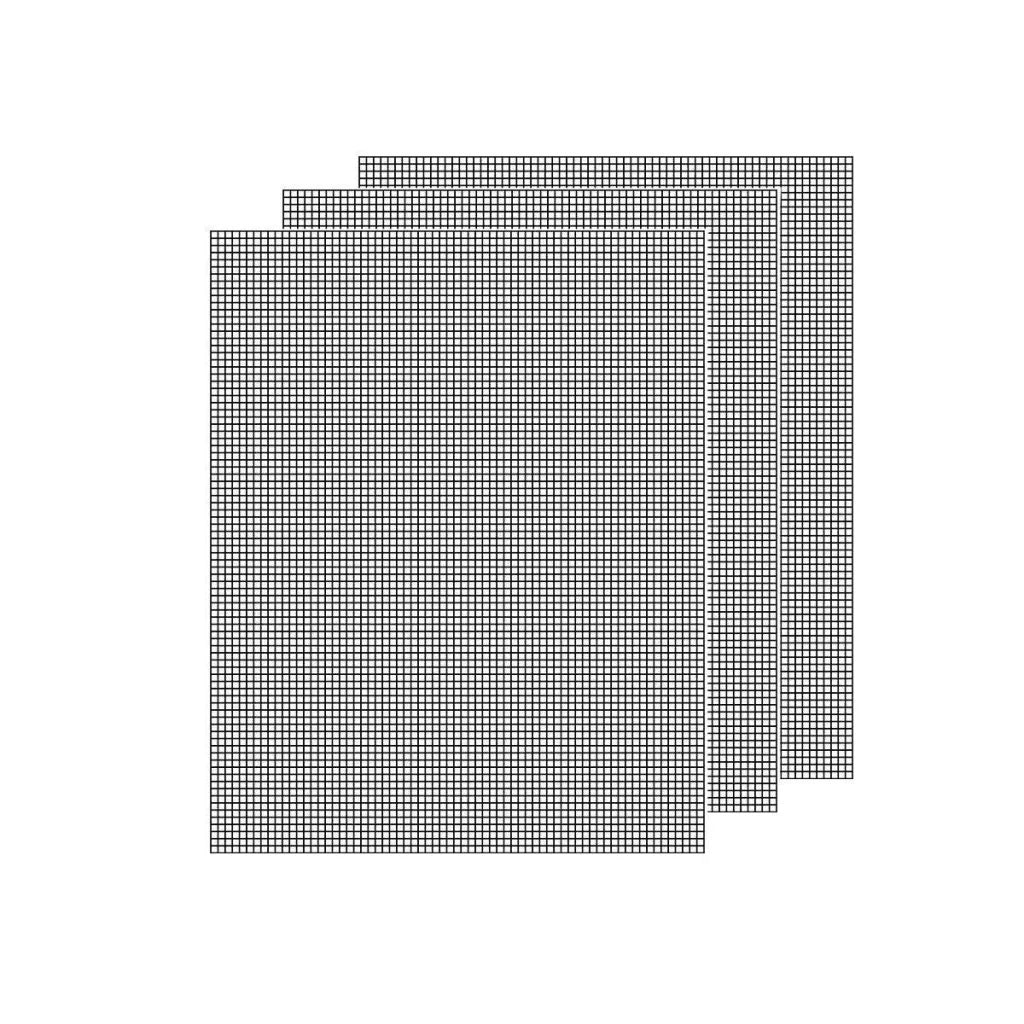 3/6/10PCS Non-Stick BBQ Grill Mat Mesh Liner Cooking