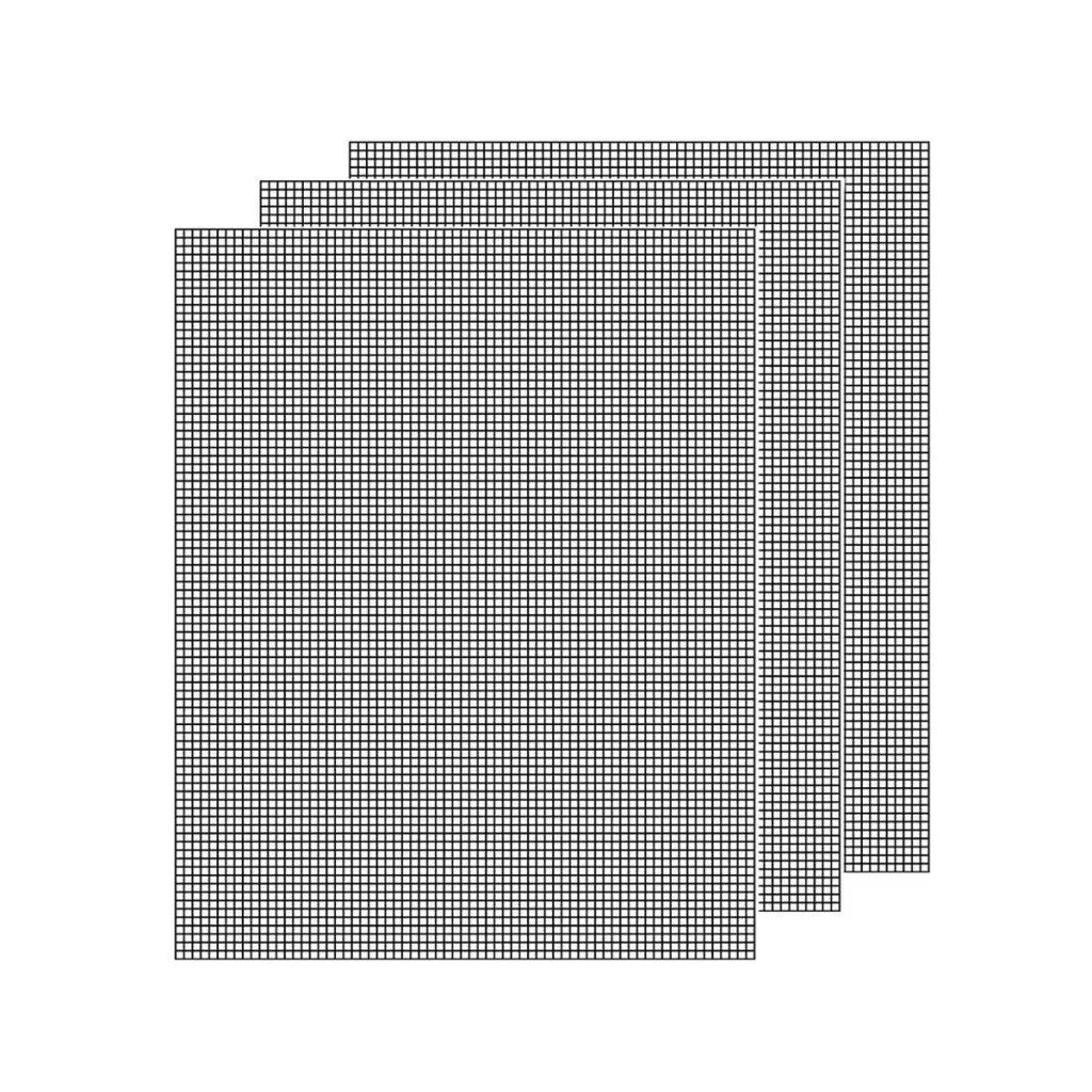 3/6/10PCS Non-Stick BBQ Grill Mat Mesh Liner Cooking