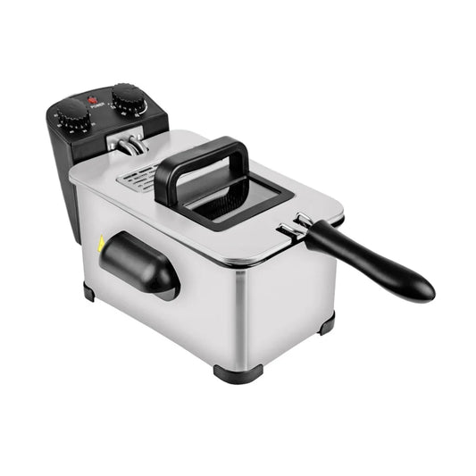 3.8L Deep Fryer with Timer Control Knob and Thermal Safety