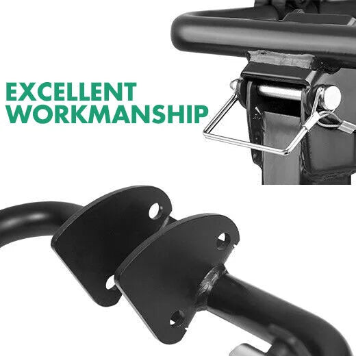 3 Bike Rack Bicycle Car Rear Carrier 2’’ Steel Foldable