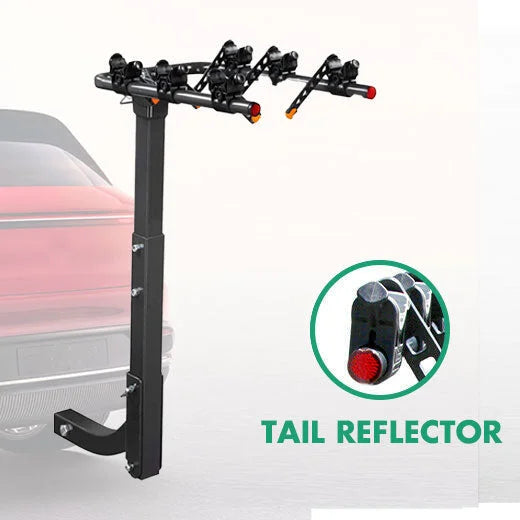 3 Bike Rack Bicycle Car Rear Carrier 2’’ Steel Foldable