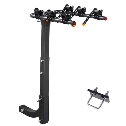 3 Bike Rack Bicycle Car Rear Carrier 2’’ Steel Foldable