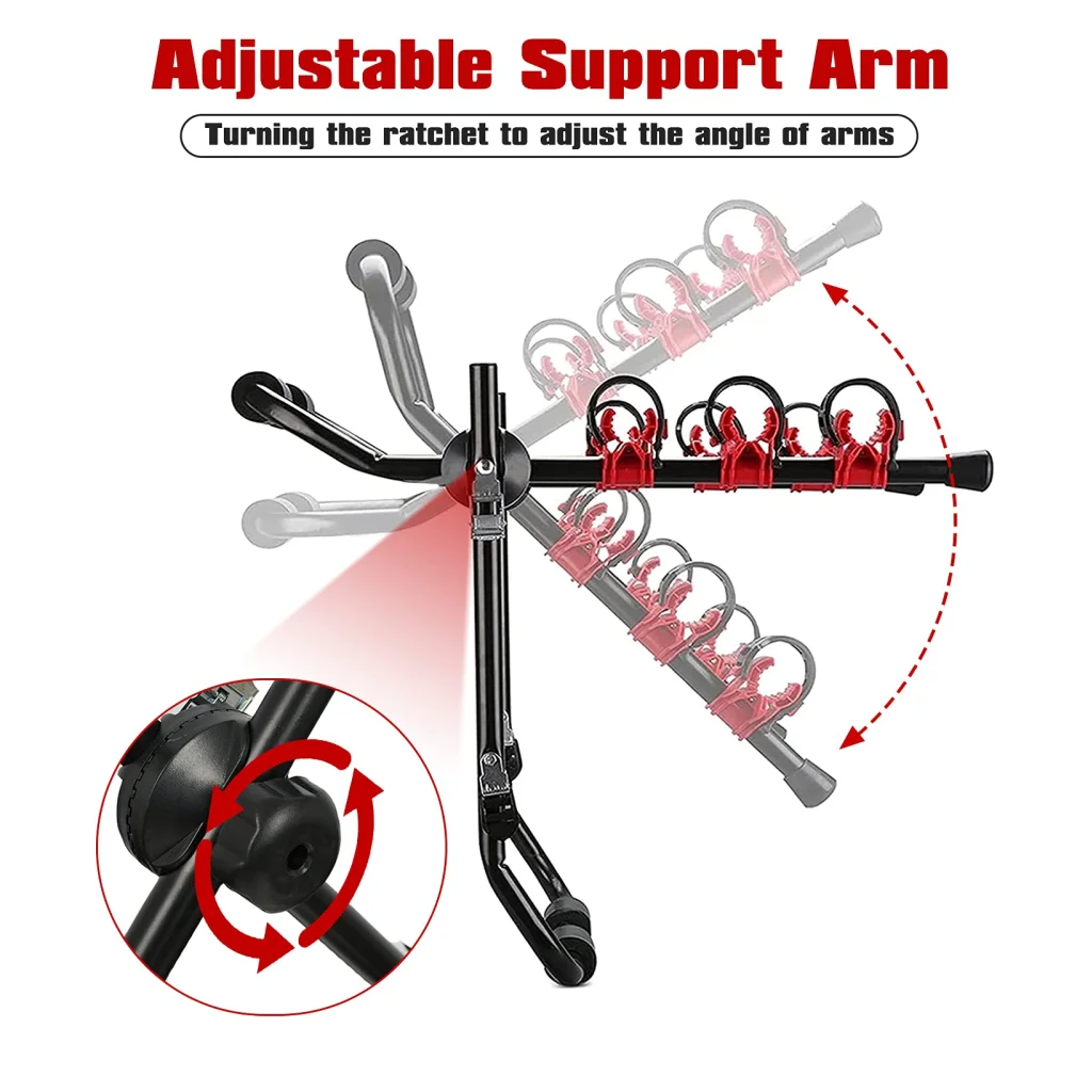 3 Bike Universal Cycle Bicycle Car Rear Carrier Rack Hanger