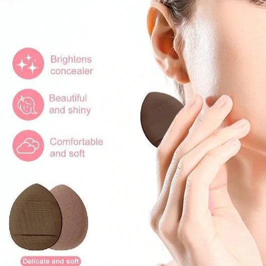 3 * Brown 20 Sets Makeup Sponge Set - Flannel Headband