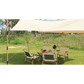 3 Chairs & 1 Table Set Bamboo Camping Folding Portable