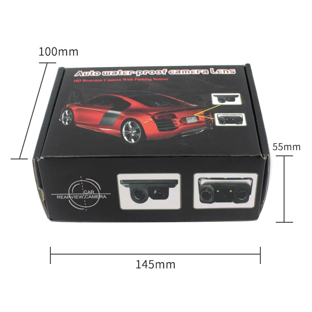 3-in-1 Car Reversing Camera & Parking Sensor System