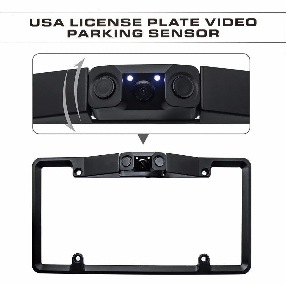 3-in-1 Car Reversing Camera & Parking Sensor System