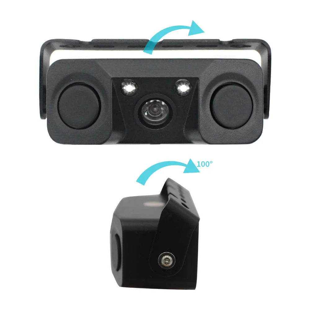 3-in-1 Car Reversing Camera & Parking Sensor System