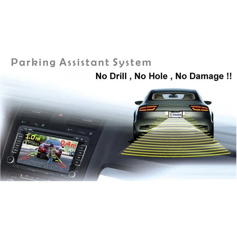 3-in-1 Car Reversing Camera & Parking Sensor System