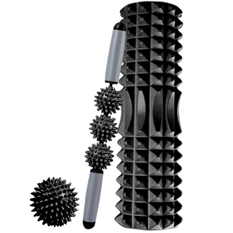 3-In-1 Hollow Foam Roller Set For Muscle Relaxation