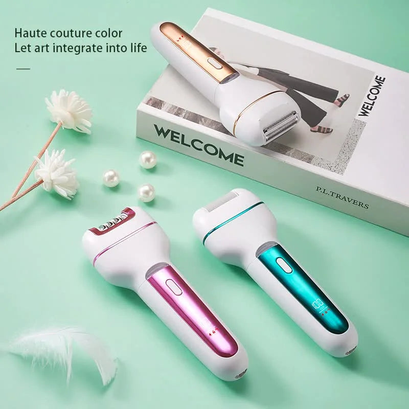 3-in-1 Ladies Electric Epilator Shaver & Callus Remover