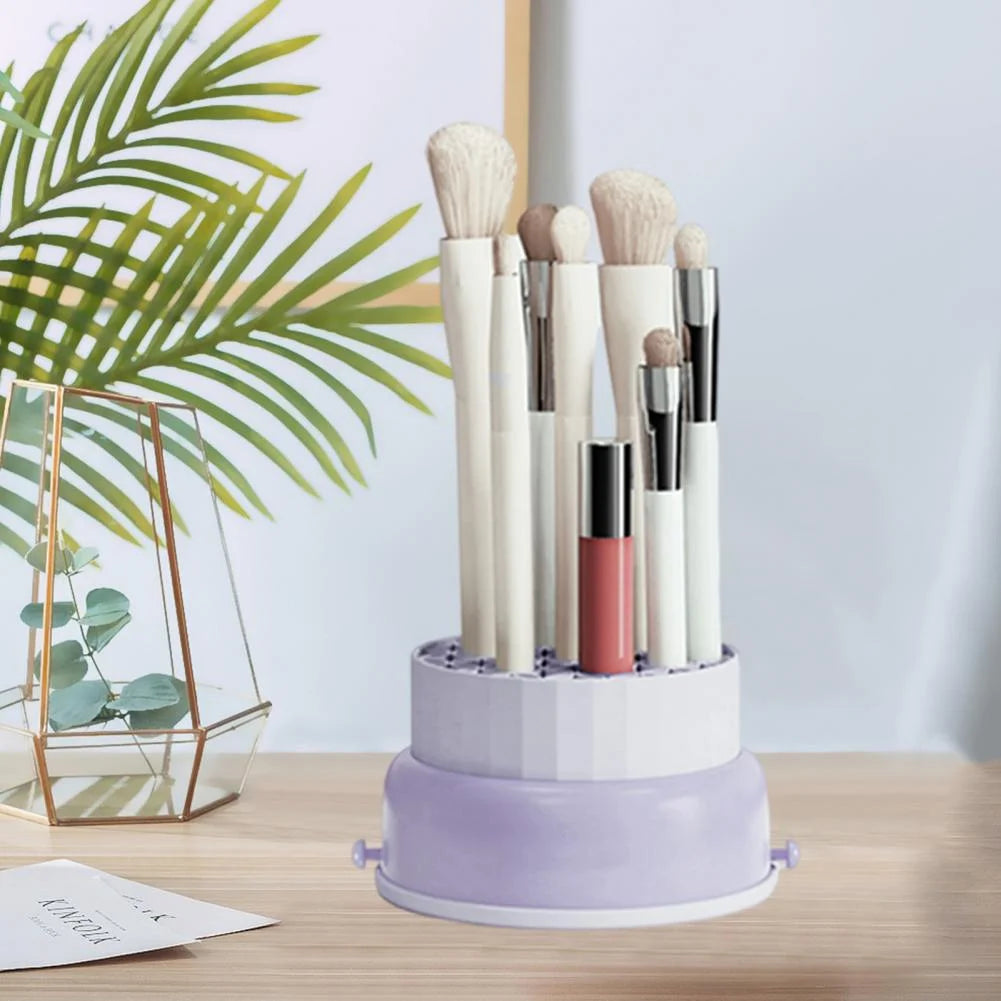 3 In 1 Makeup Brushes Cleaner Sponge Brush Washing Box